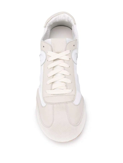 Shop Loewe Sneakers In Bianco