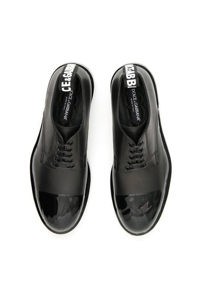 Shop Dolce & Gabbana Firenze Derbies In Nero