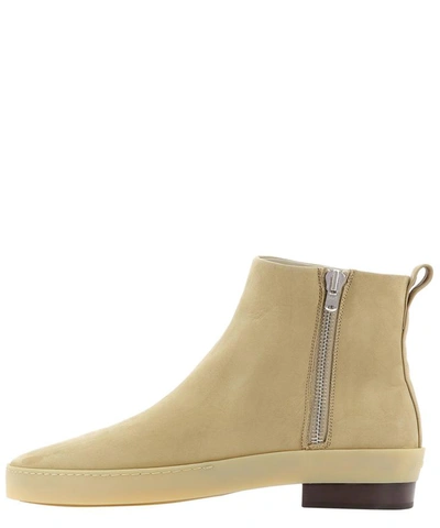 Shop Fear Of God "santa Fe" Chelsea Boots In Beige