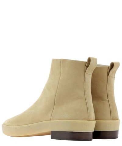 Shop Fear Of God "santa Fe" Chelsea Boots In Beige