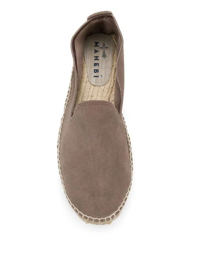 Shop Manebi Flat Shoes Brown