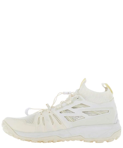 Shop Mammut Delta X "saentis Knit" Sneakers In White