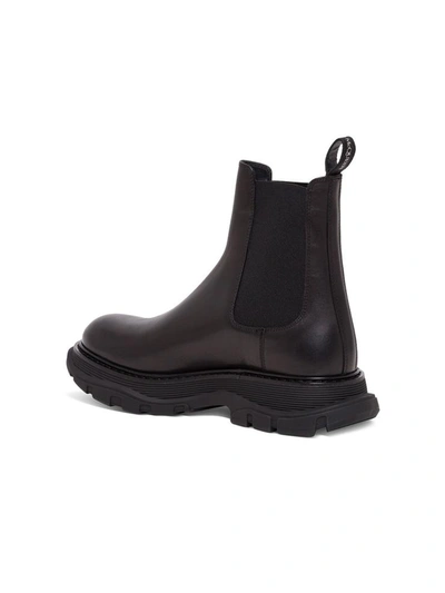 Shop Alexander Mcqueen Chelsea Boots In Black