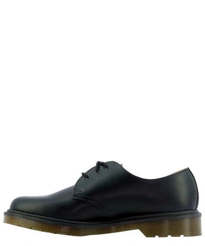 Shop Dr. Martens' "1461 Pw" Lace-up Shoes In Black  