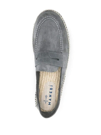 Shop Manebi Flat Shoes Grey