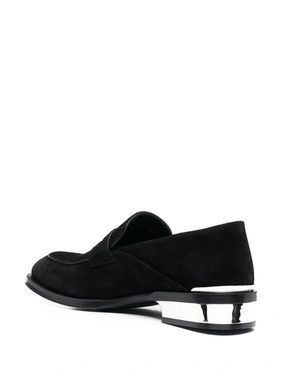 Shop Alexander Mcqueen Flat Shoes Black