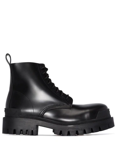 Shop Balenciaga Boots Black