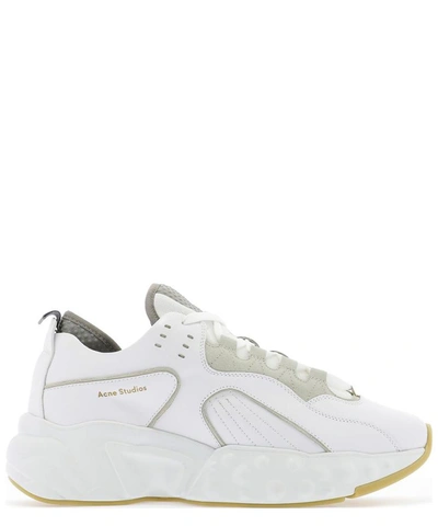 Shop Acne Studios "rockaway Leather" Sneaker In White
