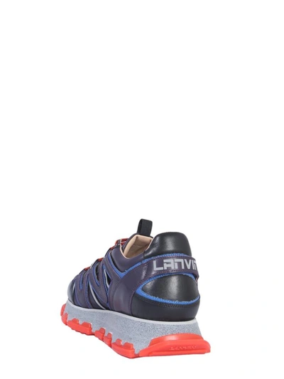 Shop Lanvin Runner Sneakers In Multicolour