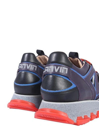 Shop Lanvin Runner Sneakers In Multicolour