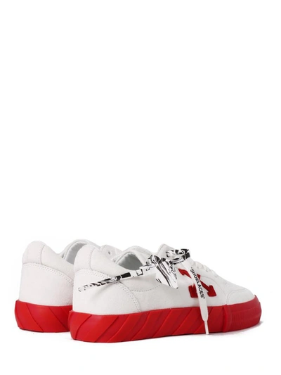 Shop Off-white Vulcanized Sneakers In White