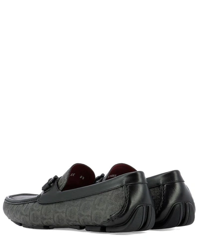 Shop Ferragamo "parigi 19" Loafers In Grey