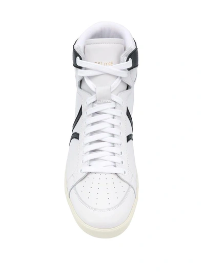 Shop Celine Céline Sneakers In Bianco