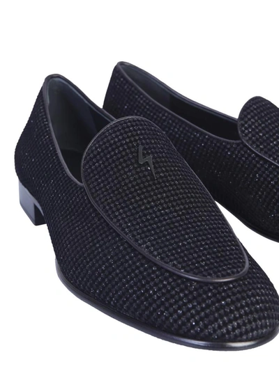 Shop Giuseppe Zanotti G-flash Loafer In Black