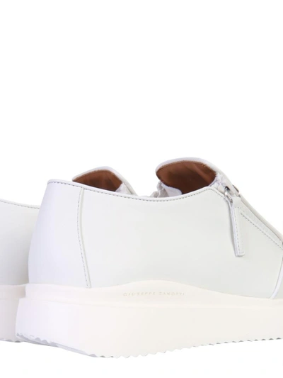 Shop Giuseppe Zanotti "dawson" Sneakers In White