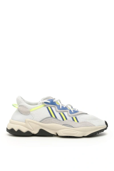 Shop Adidas Originals Adidas Ozweego Sneakers In Ftwr White