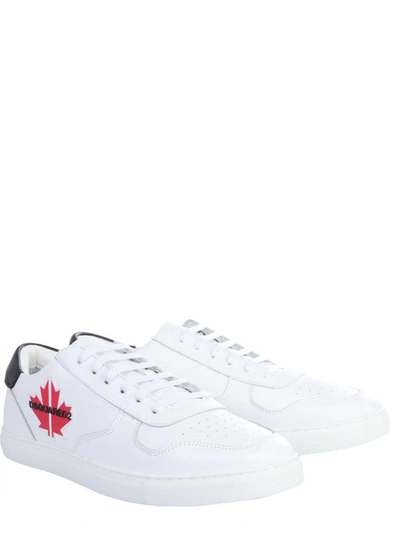 Shop Dsquared2 "maple Gym" Sneakers In White