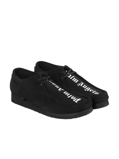 Shop Palm Angels Flat Shoes Black