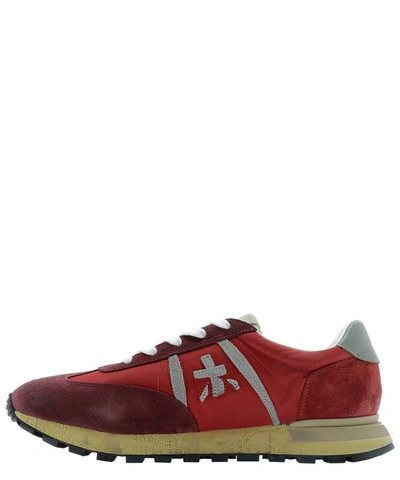 Shop Premiata "johnlow" Sneakers In Red