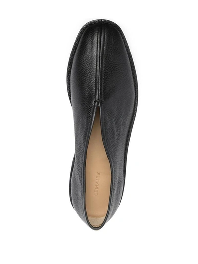 Shop Lemaire Flat Shoes In Nero