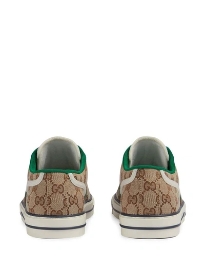 Shop Gucci Sneakers In Beige