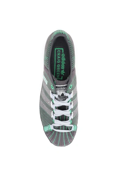 Shop Adidas Originals Adidas X Craig Green Cg Superstar Sneakers In Utility Black Core Black Green