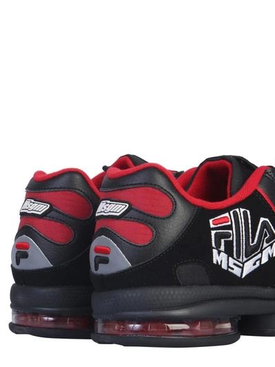 Shop Msgm Silva  X Fila Sneaker In Red