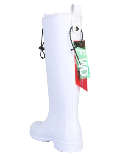 Shop Forward Rubber Boot Unisex In White