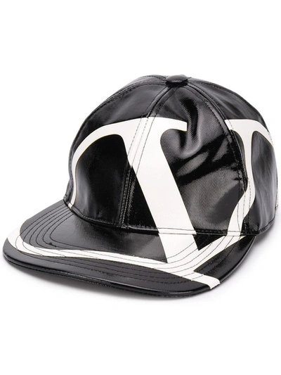 Shop Valentino Garavani Hats Black