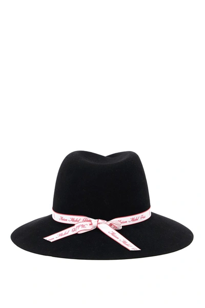 Shop Maison Michel Virginie Felt Fedora Hat In Black