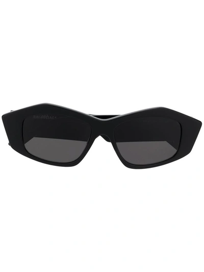 Shop Balenciaga Sunglasses Black