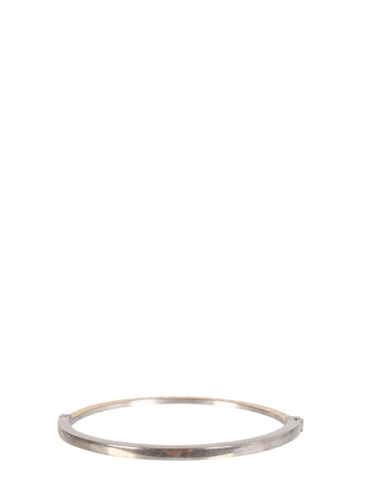 Shop Maison Margiela Bracelet With Numbers In Silver
