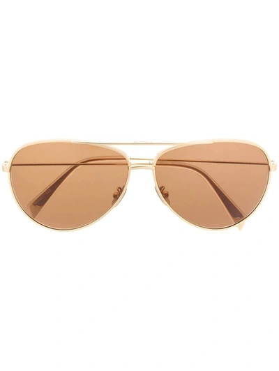 Shop Celine Céline Sunglasses In Oro