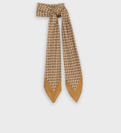 Shop Celine Céline Scarfs In Cammello