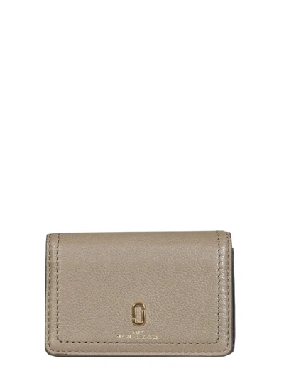 Shop Marc Jacobs Wallet With Logo In Grey
