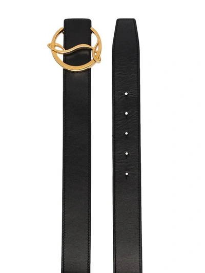 Shop Christian Louboutin Belts Black