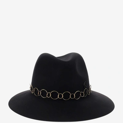 Shop Maison Michel Hats In Nero