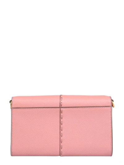 Shop Tory Burch Mcgraw Wallet In Pink