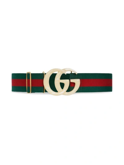 Shop Gucci Belts Green