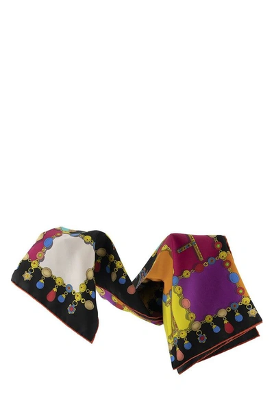 Shop Etro Silk Scarf Jodhpur In Multicolor