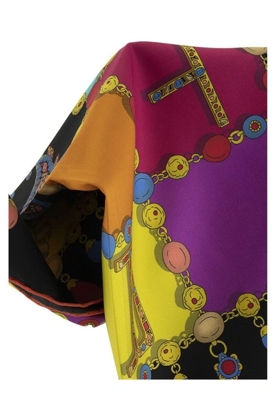 Shop Etro Silk Scarf Jodhpur In Multicolor