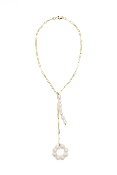Shop Timeless Pearly Chain Necklace With Pearls In Variante Abbinata