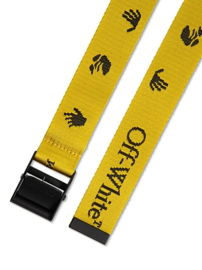 Shop Off-white New Industrial Nylon Belt In Yellow