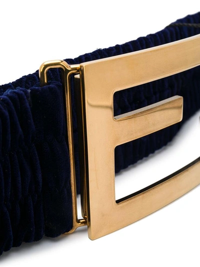 Shop Fendi Belts Blue