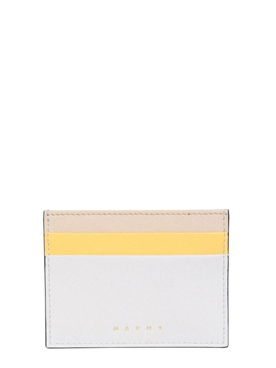 Shop Marni Card Holder With Logo In Multicolour