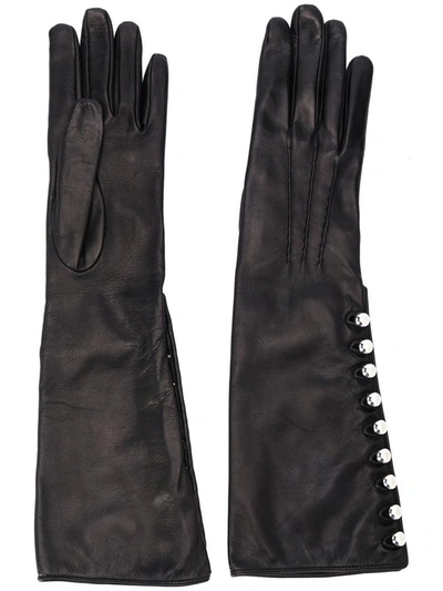 Shop Ermanno Scervino Gloves Black