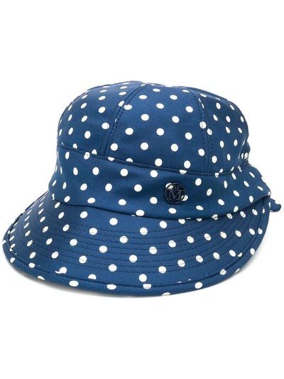 Shop Maison Michel Hats Blue