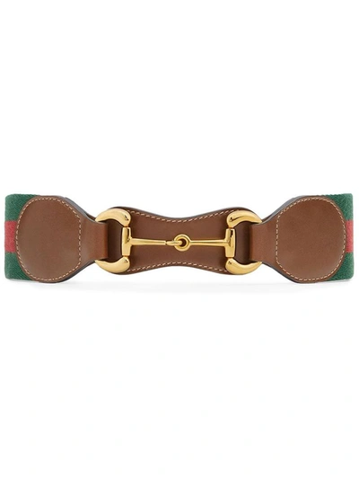 Shop Gucci Belts Brown