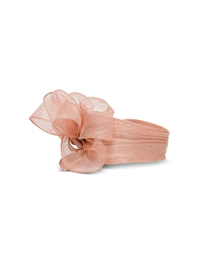 Shop Gucci Rigid Grace Hair Band With Bow In Pink