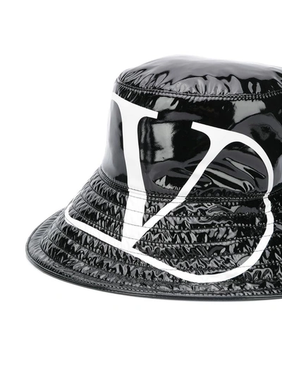 Shop Valentino Garavani Hats Black